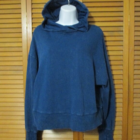 Joy Lab teal blue hoodie sweatshirt soft & stretchy size M - Picture 1 of 7